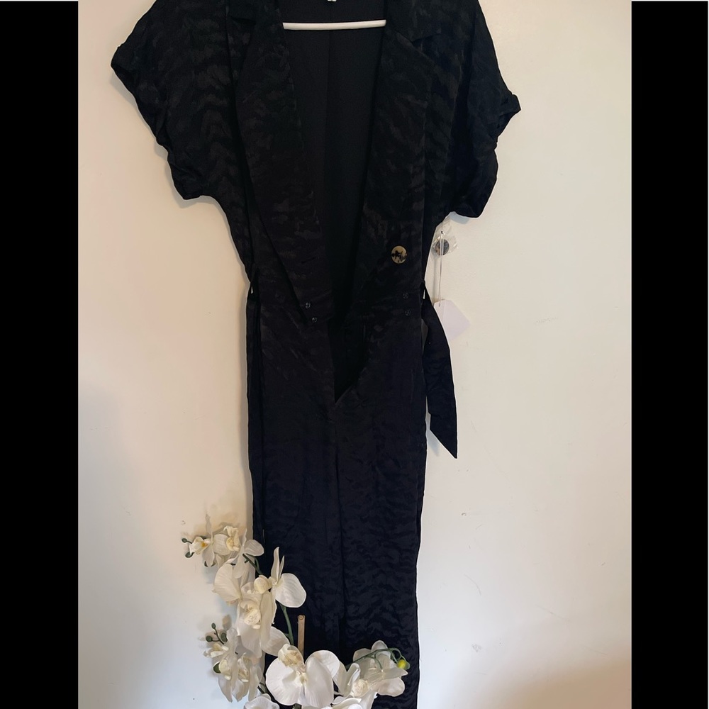 NWT Good American Black Jumpsuit